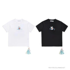 OFF-WHITE Spoof Doraemon Arrow Tee Shirt White -Fusion Wear Shop 1 95b47df5 d40e 4603 b66e beabeab74a35copy