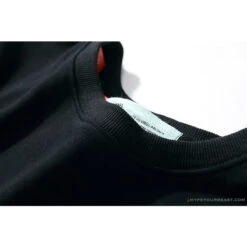 OFF-WHITE Classic Basic Cotton Terry Round Long Sleeve Shirt 'BLACK' -Fusion Wear Shop 1 9dc43710 5d4a 491c be0e d48f30bedcdc