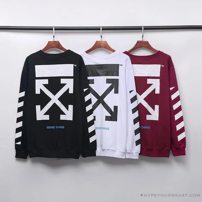 OFF-WHITE Classic Basic Cotton Terry Long Sleeve Shirt 'WHITE' 11 OFF-WHITE Classic Basic Cotton Terry Long Sleeve Shirt 'WHITE' - Image 11
