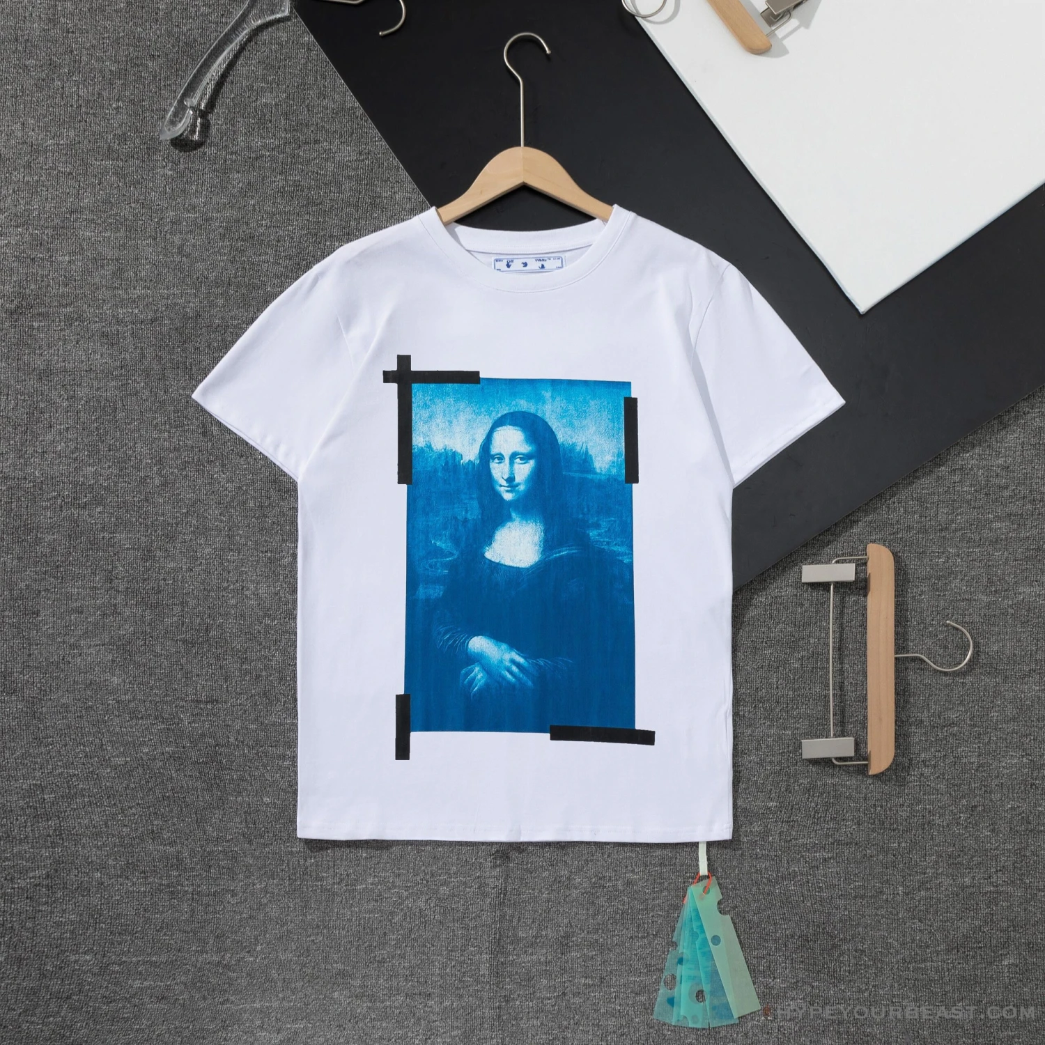 OFF-WHITE Classic Mona Lisa Print Tee Shirt 'WHITE' 1 OFF-WHITE Classic Mona Lisa Print Tee Shirt 'WHITE'