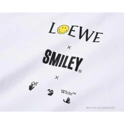 OFF-WHITE X LOEW X SMILEY Tee Shirt 'WHITE' -Fusion Wear Shop 1 dd6bb04f 336f 4d41 8b99 abe4ce85131acopy