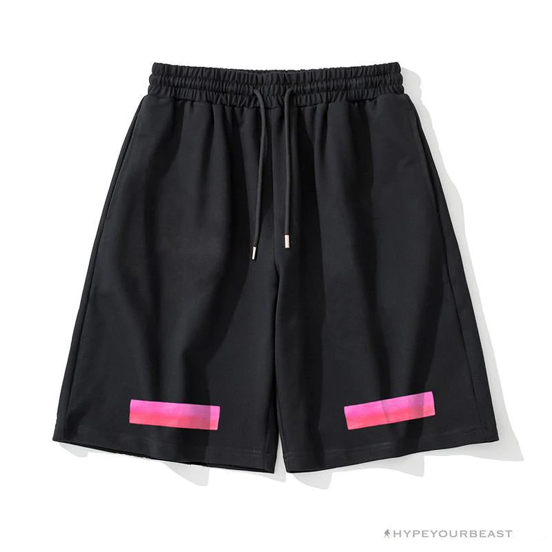 OFF-WHITE Gradient Series Shorts 'BLACK' 1 OFF-WHITE Gradient Series Shorts 'BLACK'
