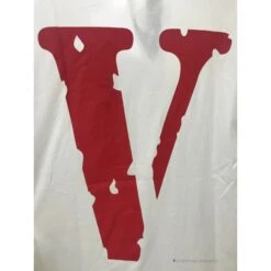 Vlone White And Red Tee Shirt -Fusion Wear Shop 1a55e128copy