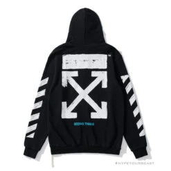 Off White Hoodie Black & White -Fusion Wear Shop 1ea622d4