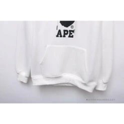 BAPE X Bathing Ape Head Hoodie 'WHITE' -Fusion Wear Shop 1fac1e75