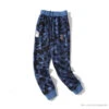 BAPE X PSG Paris Saint-Germain Camouflage Blue Pants