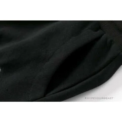 BAPE Classic Ape Head Embroidered Standard Cotton Terry Pants 'BLACK' -Fusion Wear Shop 217f725d