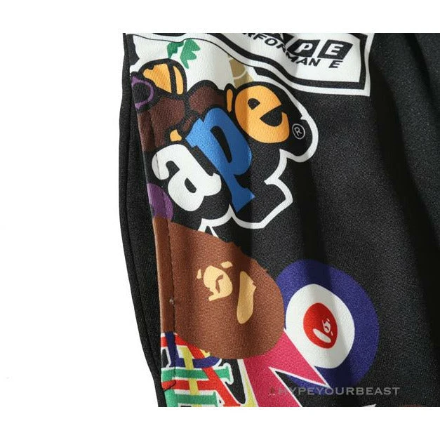 BAPE Badge LOGO Sticker Style Stitching Pants 7 BAPE Badge LOGO Sticker Style Stitching Pants - Image 7