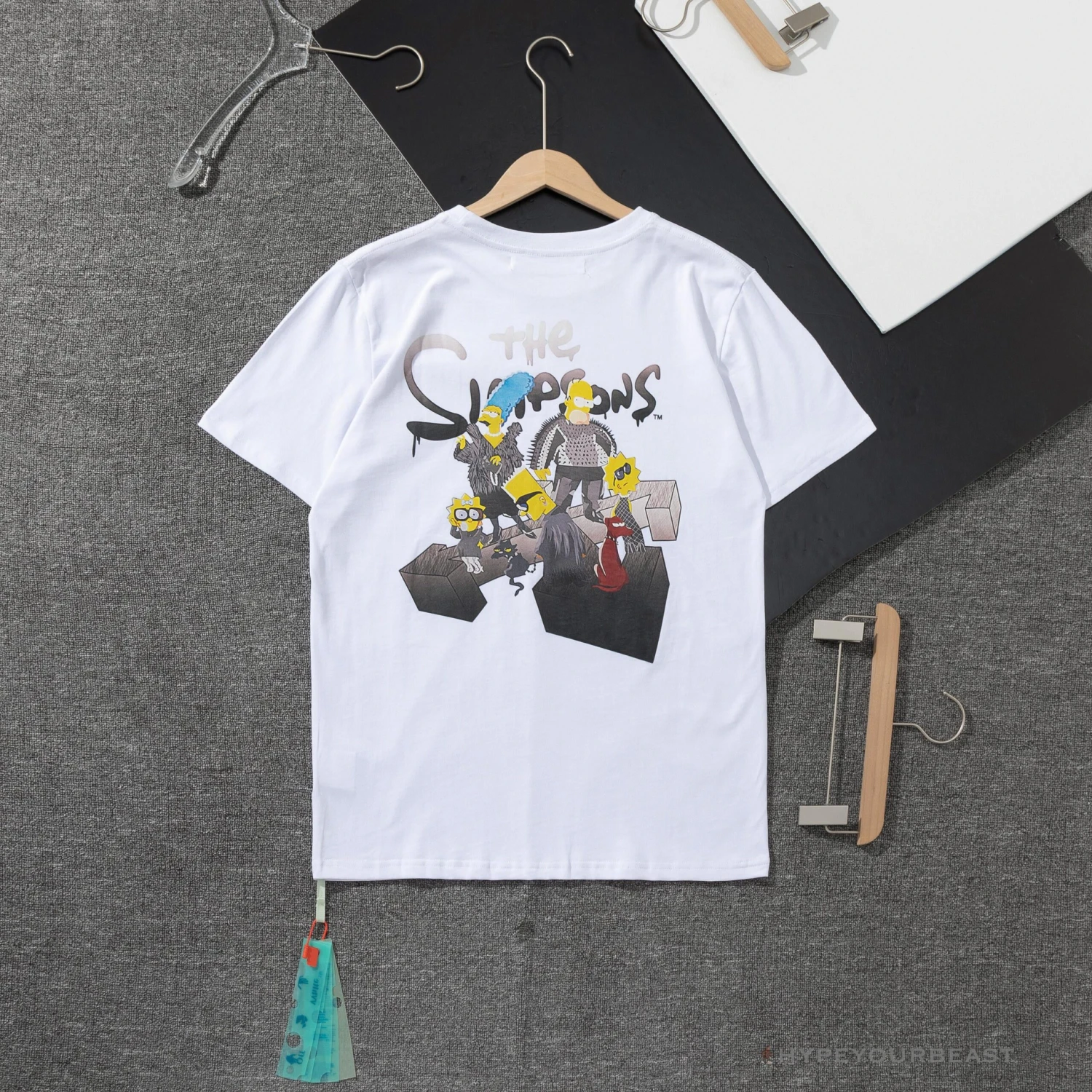 OFF-WHITE The Simpson Tee Shirt 'WHITE' 1 OFF-WHITE The Simpson Tee Shirt 'WHITE'