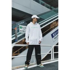 Off White Hoodie Machine White -Fusion Wear Shop 2469885a