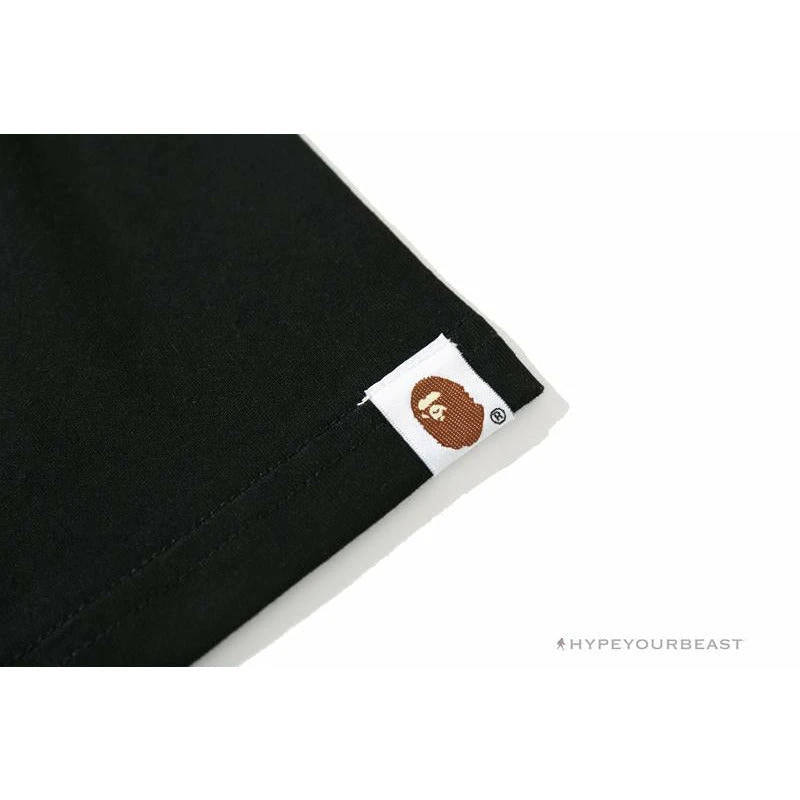 BAPE Blue Ape Head Green Storm Tee Shirt 'BLACK' 7 BAPE Blue Ape Head Green Storm Tee Shirt 'BLACK' - Image 7