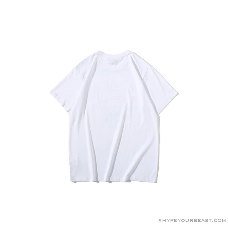 BAPE Little Dinosaur Cartoon Line Tee Shirt 2 BAPE Little Dinosaur Cartoon Line Tee Shirt - Image 2