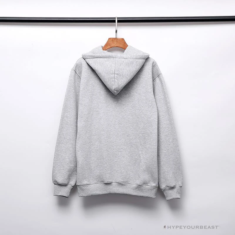 BAPE X Bathing Ape Head Hoodie 'GREY' 2 BAPE X Bathing Ape Head Hoodie 'GREY' - Image 2