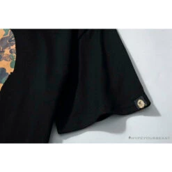 BAPE X MCM Camouflage Ape Head Tee Shirt 'BLACK' -Fusion Wear Shop 26b789ba