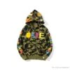 BAPE X Readymade Tiger Head Foam Camouflage Hoodie 'GREEN'