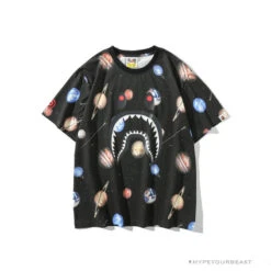 BAPE Shark Head Planet Tee Shirt