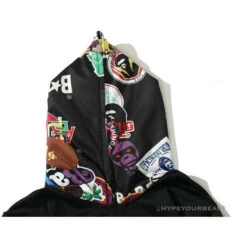 BAPE Badge LOGO Sticker Style Stitching Hoodie -Fusion Wear Shop 2853c5b2 ec68bd93 d3d3 43b2 9cb8 da40cff30881