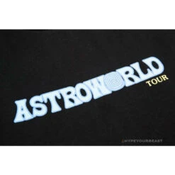 OFF-WHITE Travis Scott Cactus Jack Astroworld Tee Shirt 'BLACK' -Fusion Wear Shop 29f02d41copy