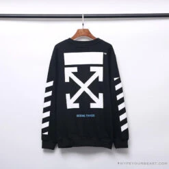 OFF-WHITE Classic Basic Cotton Terry Round Long Sleeve Shirt 'BLACK' -Fusion Wear Shop 2 042c228c e952 4720 8f8f 10a40cff9fa7