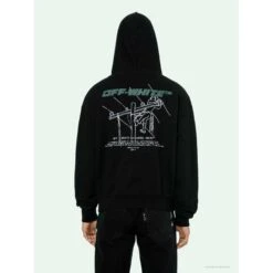 OFF-WHITE Hand-Painted Utility Pole Worker Hoodie 'BLACK' -Fusion Wear Shop 2 0ba9f1ae b5c6 42ff 9ed0 612db315cc68copy