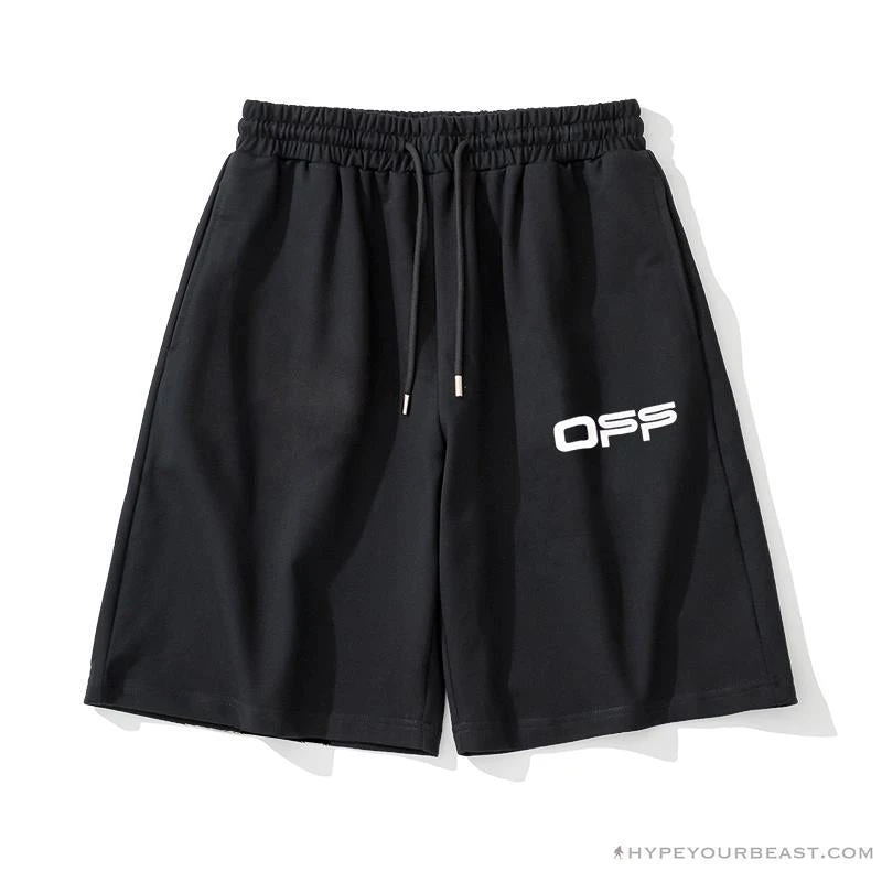 OFF-WHITE Cabin Baggage Shorts 'BLACK' 1 OFF-WHITE Cabin Baggage Shorts 'BLACK'