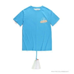 OFF-WHITE Explosive Strip Basic Arrow Tee Shirt 'BLUE'