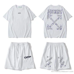 OFF-WHITE Cabin Baggage Shorts 'WHITE' 15 OFF-WHITE Cabin Baggage Shorts 'WHITE' -Fusion Wear Shop 2 7d997e65 313b 41bb bd11 c82fd40269f5