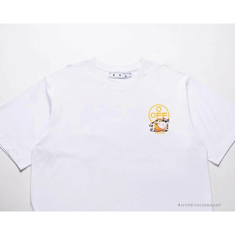 OFF-WHITE Hawaiian Cow Arrow Tee Shirt "WHITE' 11 OFF-WHITE Hawaiian Cow Arrow Tee Shirt "WHITE' - Image 11