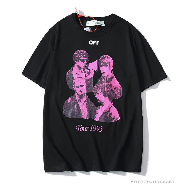 OFF-WHITE CO VIRGIL ABLOH Portrait Tee Shirt "BLACK' 3 OFF-WHITE CO VIRGIL ABLOH Portrait Tee Shirt "BLACK' - Image 3