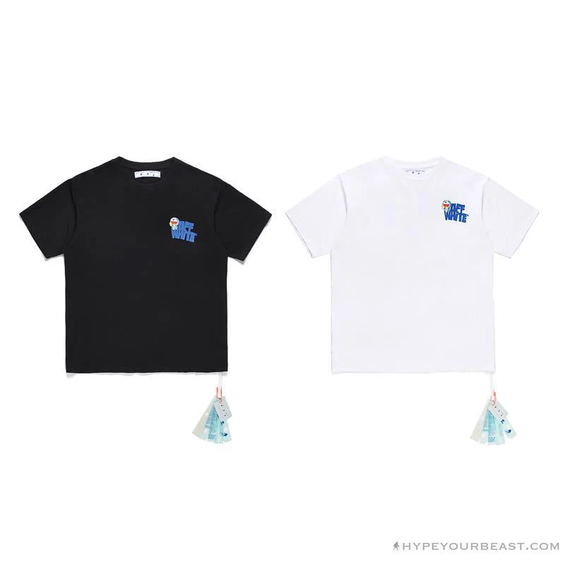 OFF-WHITE Doraemon Stereo Arrow Tee Shirt BLACK 3 OFF-WHITE Doraemon Stereo Arrow Tee Shirt BLACK - Image 3