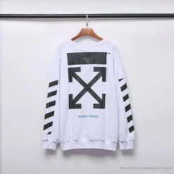 OFF-WHITE Classic Basic Cotton Terry Long Sleeve Shirt 'WHITE' 17 OFF-WHITE Classic Basic Cotton Terry Long Sleeve Shirt 'WHITE' -Fusion Wear Shop 2 b8b00e15 56c1 4497 9271 400079d925b2