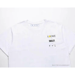 OFF-WHITE X LOEW X SMILEY Tee Shirt 'WHITE' -Fusion Wear Shop 2 c2cd8e34 f07f 4afb a7dc ff14152483f7copy