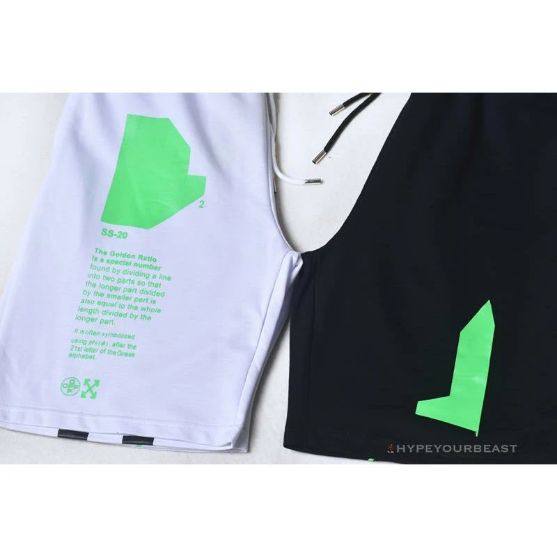 OFF-WHITE Golden Ratio Shorts 'WHITE' 7 OFF-WHITE Golden Ratio Shorts 'WHITE' - Image 7