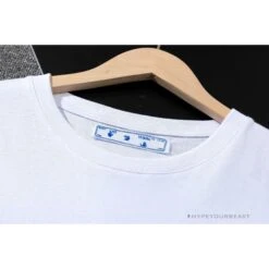 OFF-WHITE Sea Blue Cross Arrow Tee Shirt 'WHITE' -Fusion Wear Shop 2 d4d1f123 f558 449a 9db6 a2b1998f0f9acopy