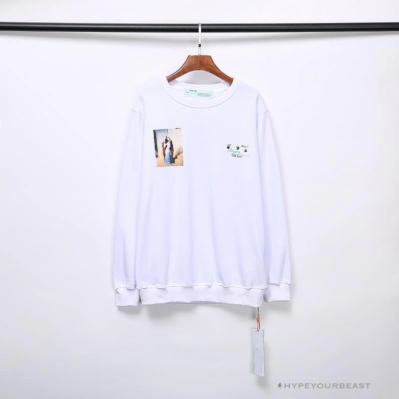 OFF-WHITE The Kiss Long Sleeve Shirt 'WHITE' 1 OFF-WHITE The Kiss Long Sleeve Shirt 'WHITE'