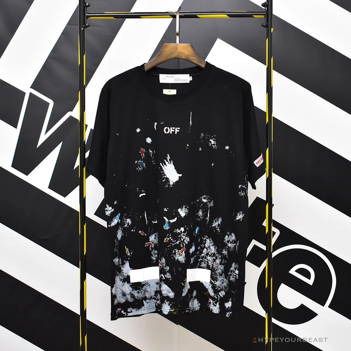OFF-WHITE Hot Starry Sky Fireworks Tee Shirt 1 OFF-WHITE Hot Starry Sky Fireworks Tee Shirt