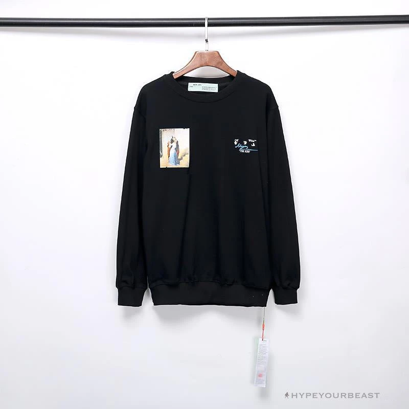 OFF-WHITE The Kiss Long Sleeve Shirt 'BLACK' 1 OFF-WHITE The Kiss Long Sleeve Shirt 'BLACK'