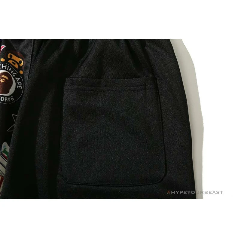 BAPE Badge LOGO Sticker Style Stitching Pants 11 BAPE Badge LOGO Sticker Style Stitching Pants - Image 11