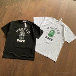 UNDFTD X Bape Tee Shirt White -Fusion Wear Shop 2ca5ae24copy