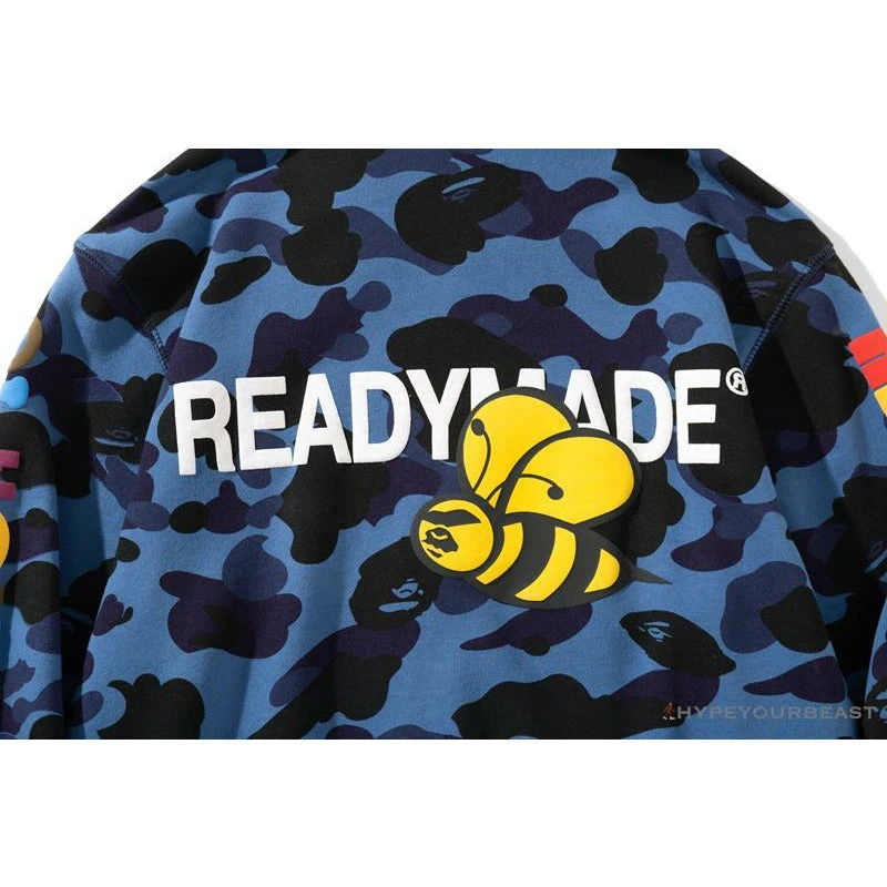 BAPE X Readymade Tiger Head Foam Camouflage Hoodie 'BLUE' 13 BAPE X Readymade Tiger Head Foam Camouflage Hoodie 'BLUE' - Image 13