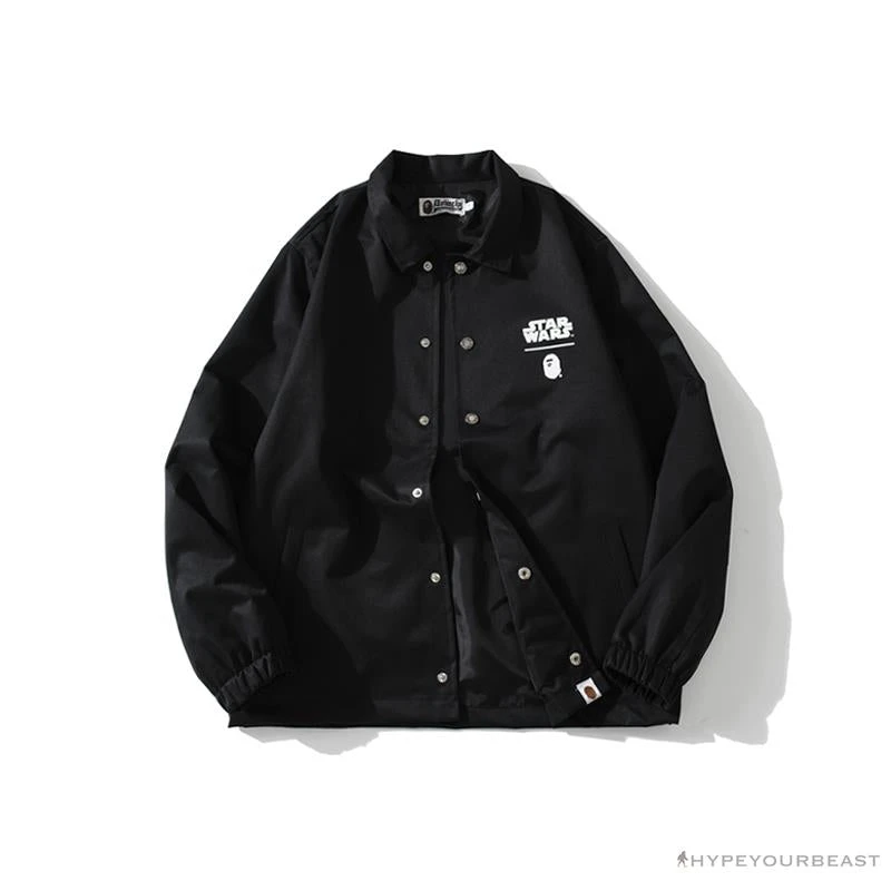 BAPE X Star Wars Collaboration Windbreaker Jacket 'BLACK' 3 BAPE X Star Wars Collaboration Windbreaker Jacket 'BLACK' - Image 3