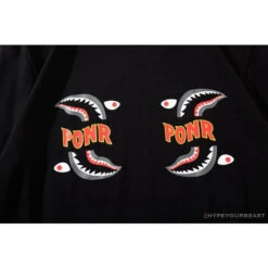 BAPE Shark Head PONR Tee Shirt 'BLACK' 16 BAPE Shark Head PONR Tee Shirt 'BLACK' -Fusion Wear Shop 306ca2b1