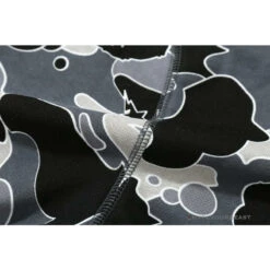 BAPE Shark Head STA Star Camouflage Hoodie 'BLACK' -Fusion Wear Shop 31f453e9