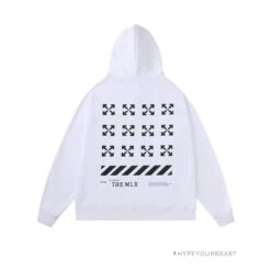 Off White Hoodie Flamingo - White -Fusion Wear Shop 32c34244