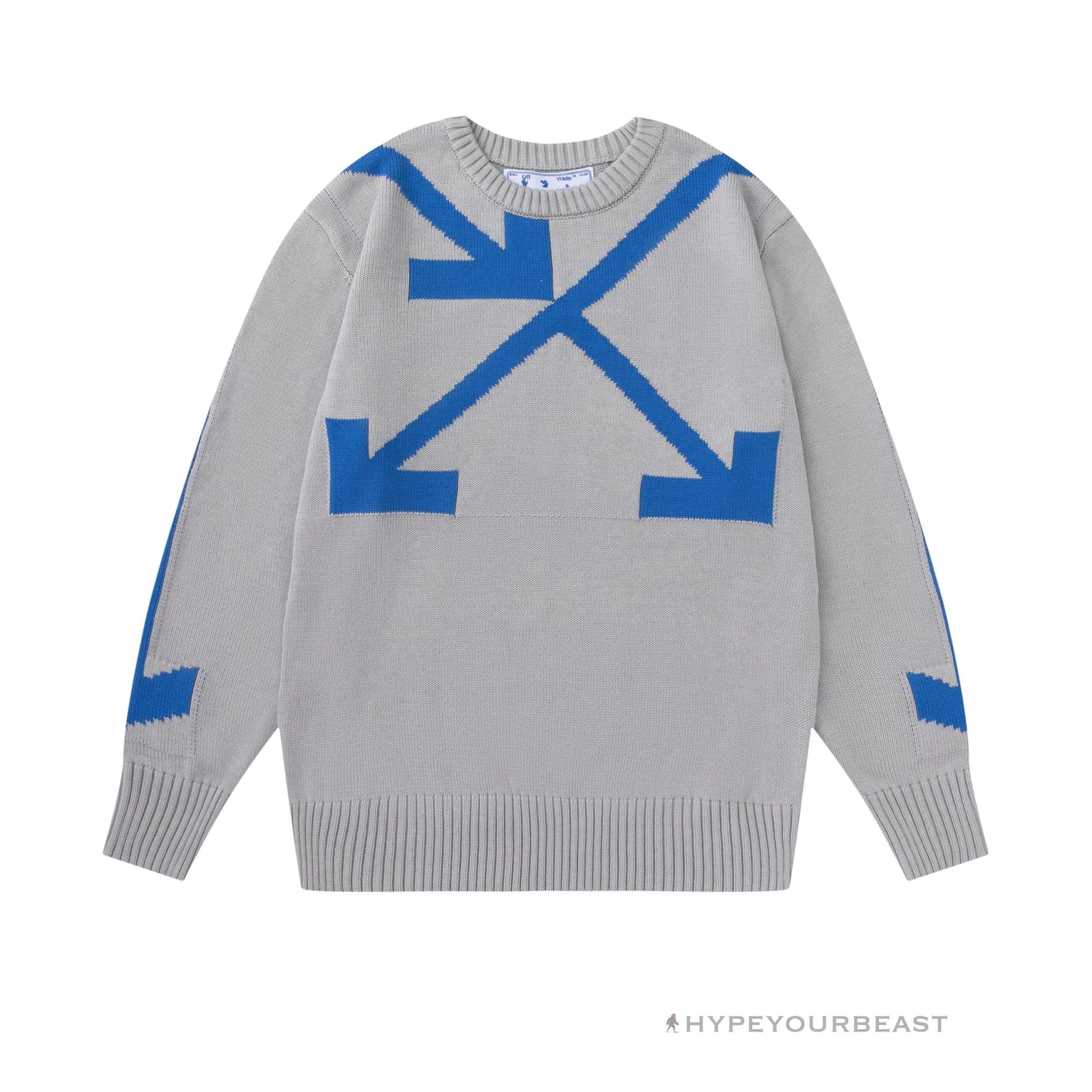 Off-White Shirt Blue Arrow 1 Off-White Shirt Blue Arrow