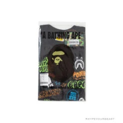 BAPE Street Graffiti Tee Shirt 'BLACK' 33 BAPE Street Graffiti Tee Shirt 'BLACK' -Fusion Wear Shop 33f8a0a2