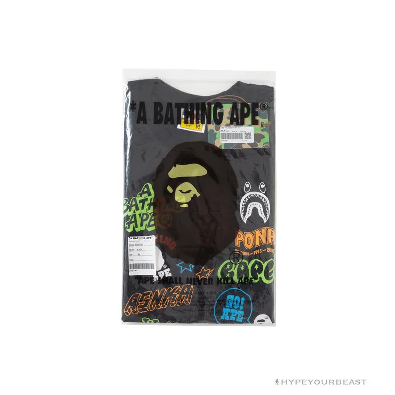 BAPE Street Graffiti Tee Shirt 'BLACK' 16 BAPE Street Graffiti Tee Shirt 'BLACK' - Image 16