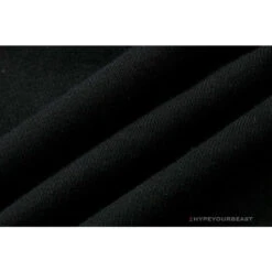 BAPE Classic Ape Head Embroidered Standard Cotton Terry Pants 'BLACK' -Fusion Wear Shop 36446275