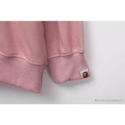 BAPE Behind The Great Ape-Man Head Long Sleeve Shirt 'PINK' -Fusion Wear Shop 38d65c02