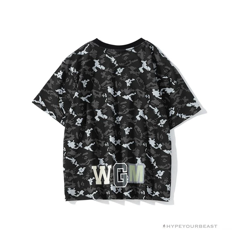 BAPE Digital Pixel Camouflage Tee Shirt 'BLACK' 2 BAPE Digital Pixel Camouflage Tee Shirt 'BLACK' - Image 2